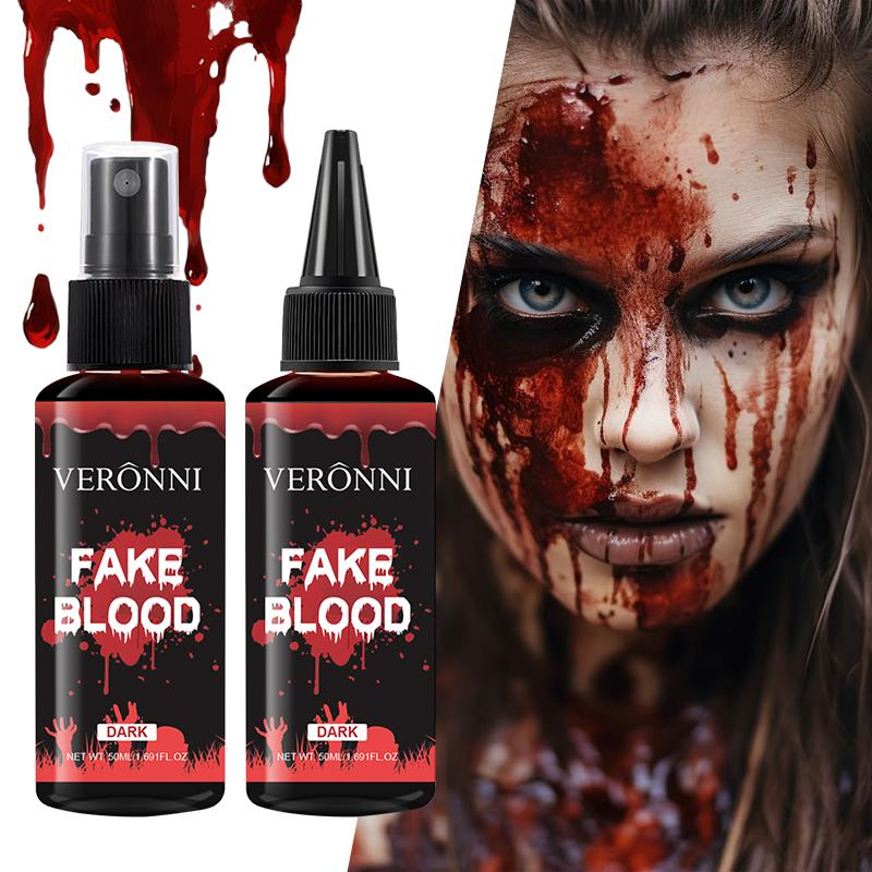 Beauty Makeup Pictures - 50ml リアルな偽血、ハロウィン SFX メイクアップ血液ジェル、滴下する傷跡コスチュームコスプレパーティーハロウィンステージメイクアップ用