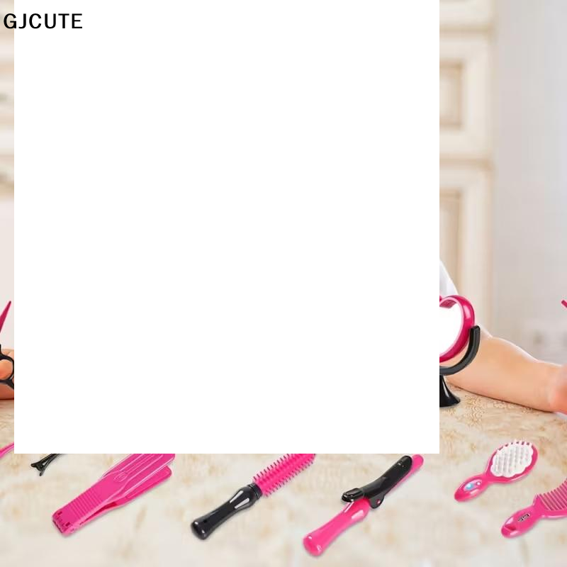 Beauty Makeup Kit For Kids - 17点セット 女の子用ビューティーサロンセット メイクアップキット 子供向けごっこ遊び おもちゃ コスプレ