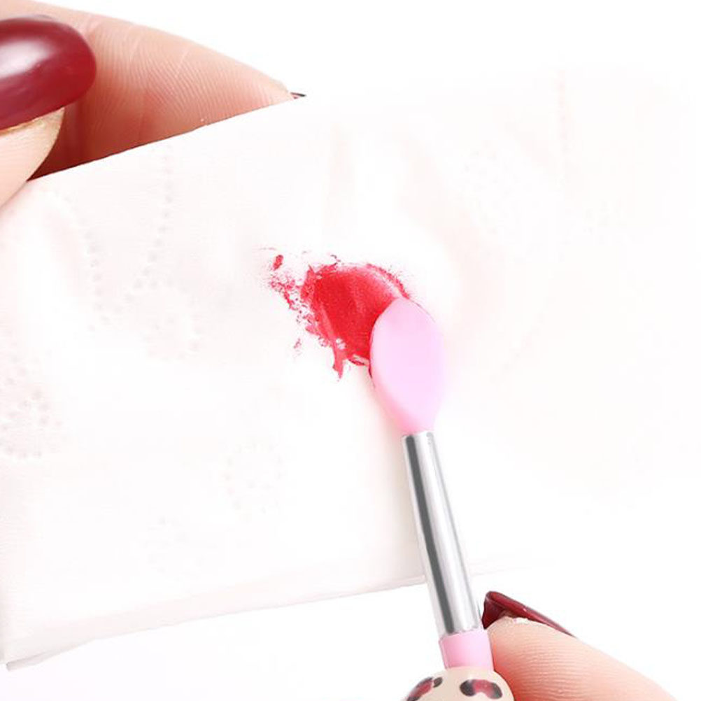 Beauty Makeup Salon - 20個入りシリコンリップブラシ、柔らかく滑らかな口紅アプリケーター、メイクアップツール、プロの美容サロン用リップブラシ、口紅アプリケーター