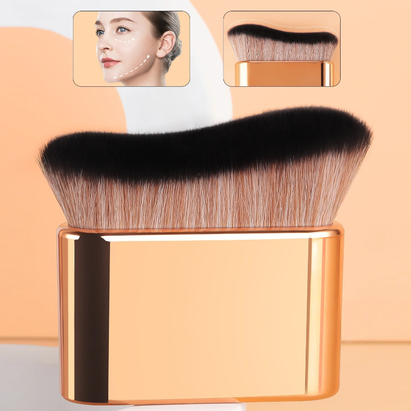 1個入りハンドヘルドメイクアップブラシ、ファンデーションブラ - Beauty Makeup Salon のレビューと価格