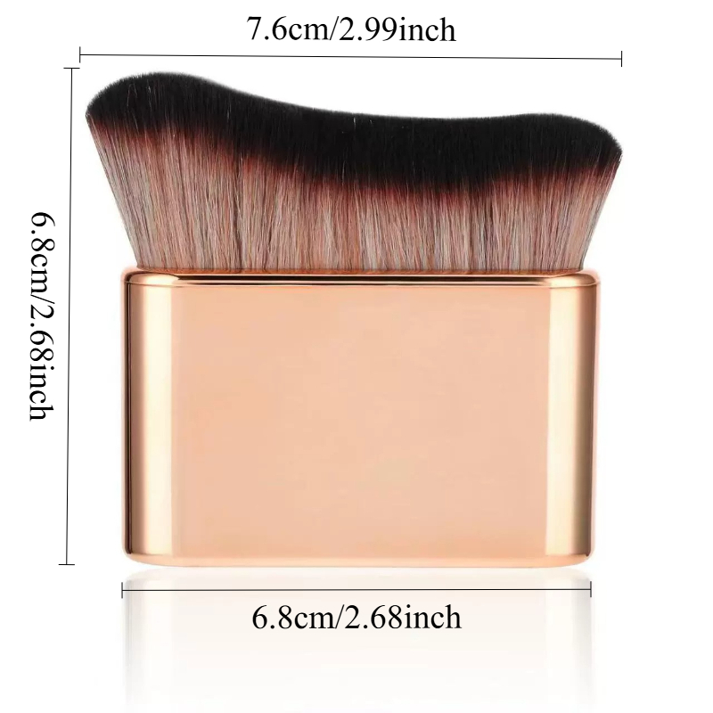 1個入りハンドヘルドメイクアップブラシ、ファンデーションブラ - Beauty Makeup Salon のレビューと価格
