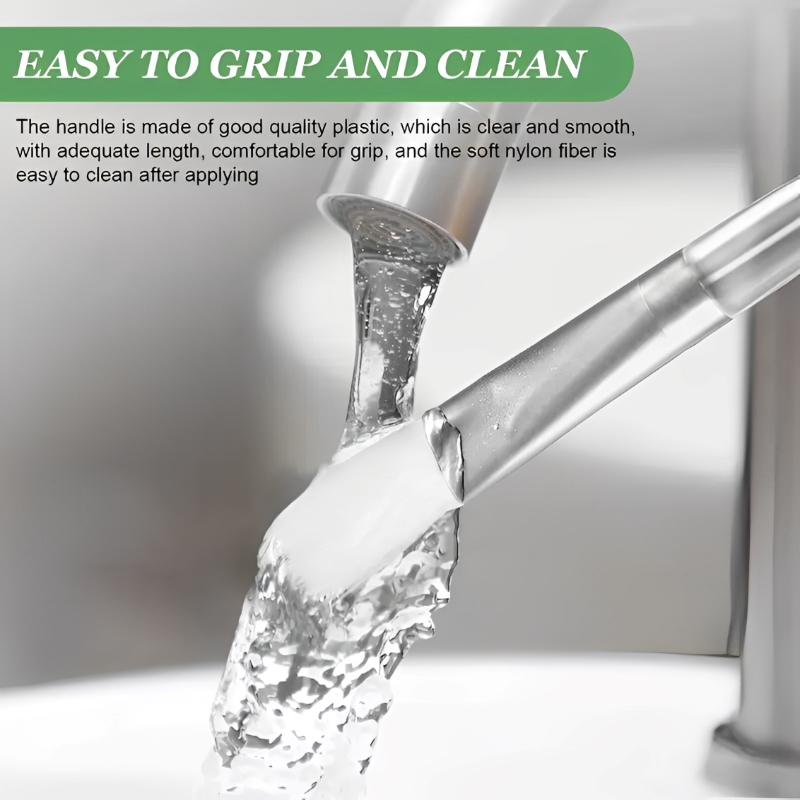 12本セット フェイスマスク用ブラシ 柔らかい毛 見やすい透 - Makeup Beauty Set のレビューと価格