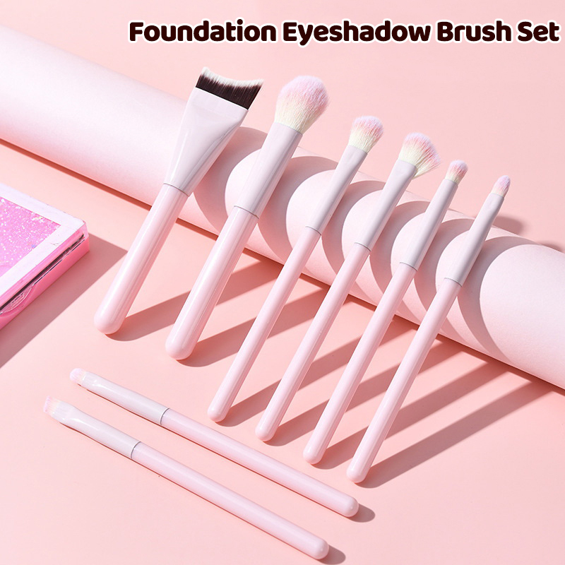 1/8 個のメイクブラシセットバッグ付きソフトヘアアイシャド - Makeup Beauty Set のレビューと価格