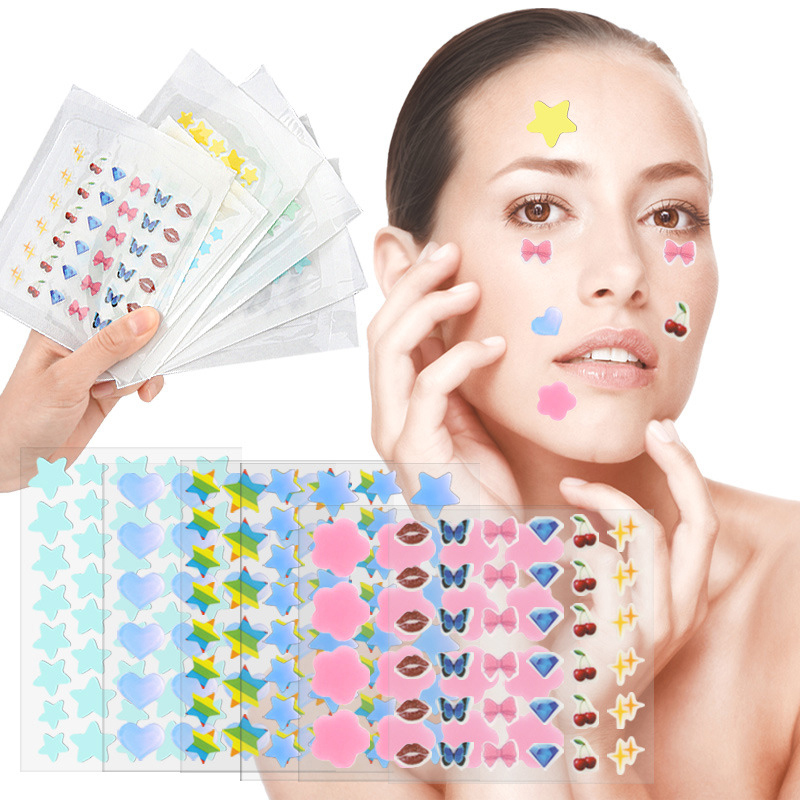 カラー漫画ニキビパッチスキンケアステッカーコンシーラーフェイ - Beauty In Makeup のレビューと価格