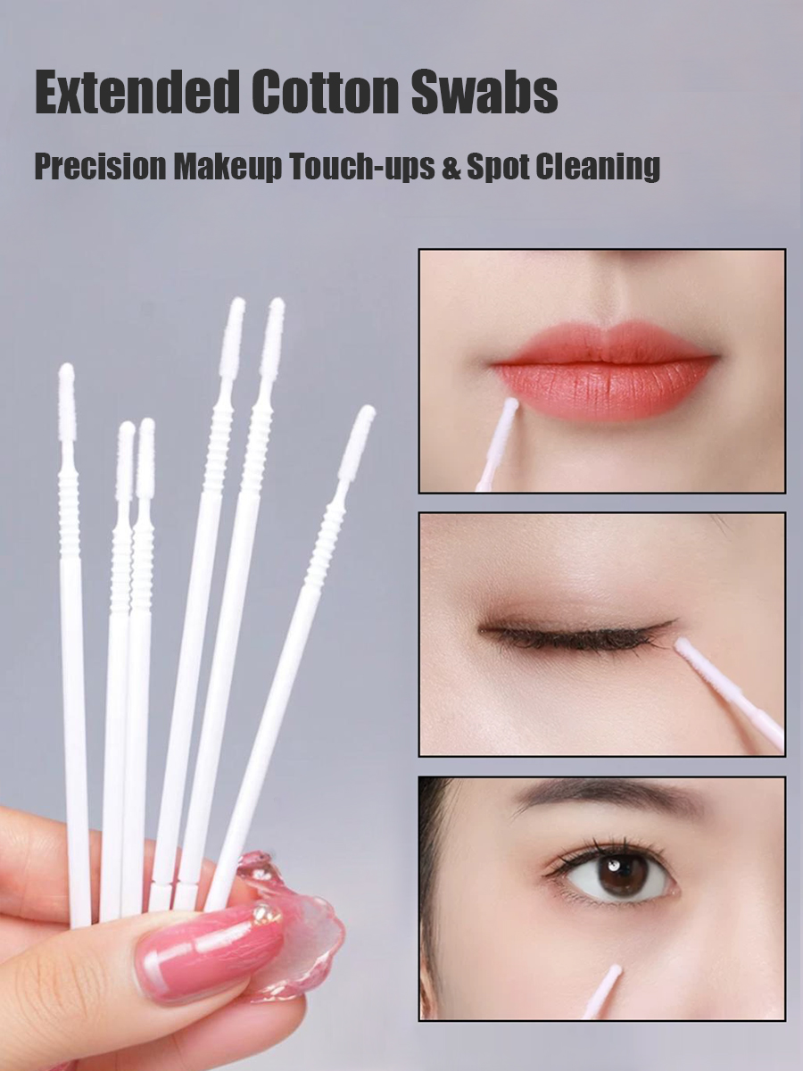 使い捨てロング綿棒まつげエクステンションマイクロブレーディン - Beauty Makeup Tips のレビューと価格