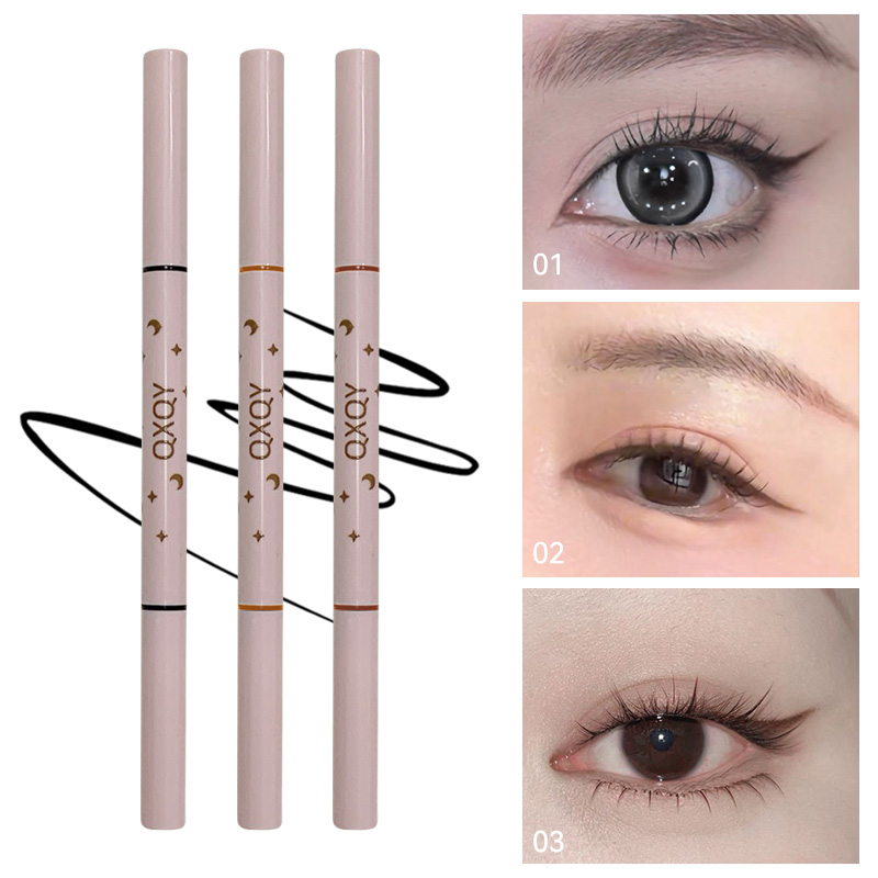 QXQY ダブルヘッドアイライナー、ツーインワンアイブロウペ - Beauty Makeup Salon のレビューと価格