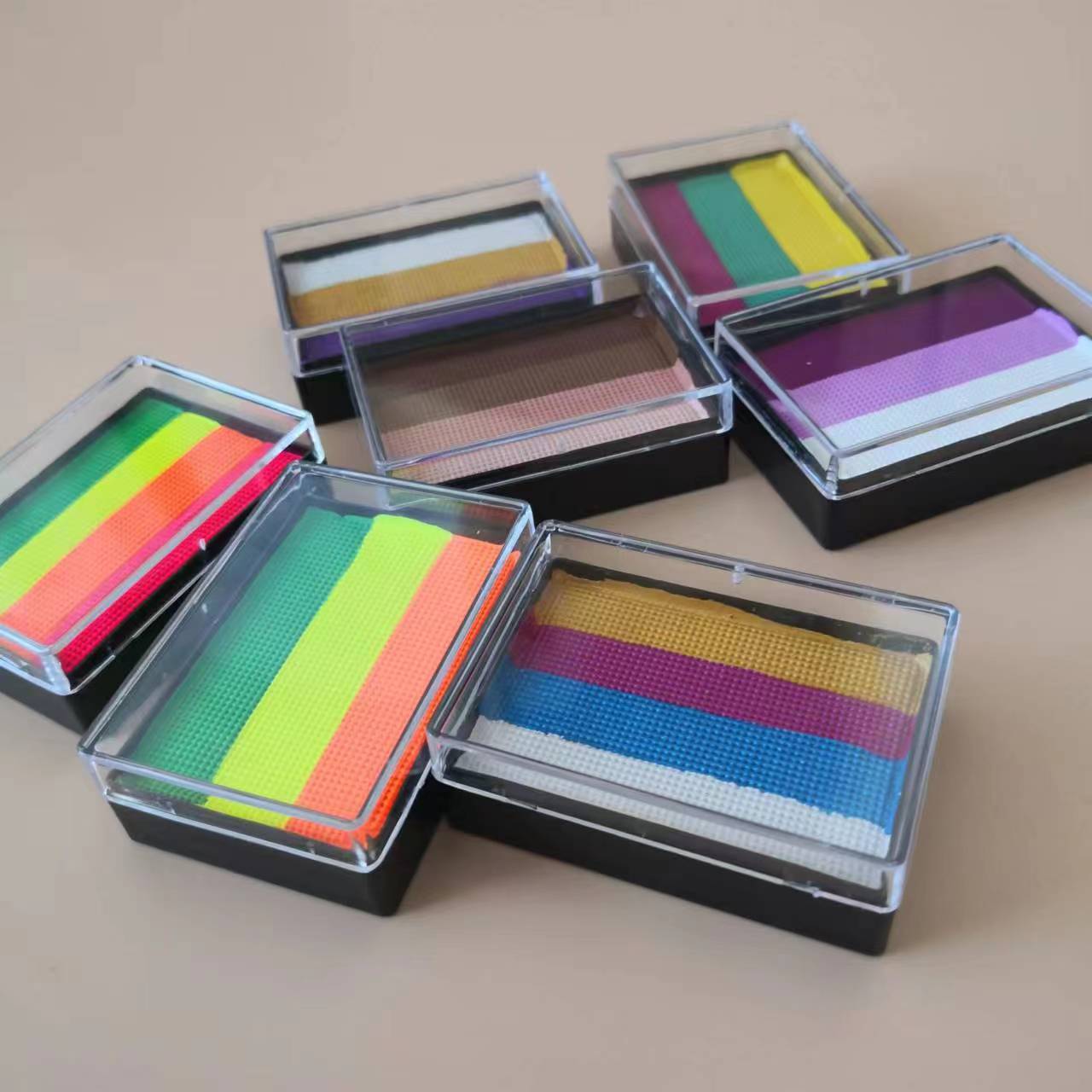 30 グラム水ベースのレインボースプリットケーキフェイスペイ - Beauty Makeup Pictures のレビューと価格