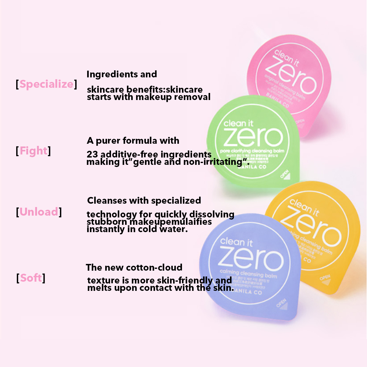 バニラコ クリーンイット ゼロ クレンジングバーム ミニカプ - Beauty In Makeup のレビューと価格