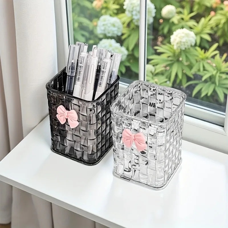 2個入り透明アクリル製アイブロウブラシ収納ボックス（リボン付 - Beauty Makeup Case のレビューと価格