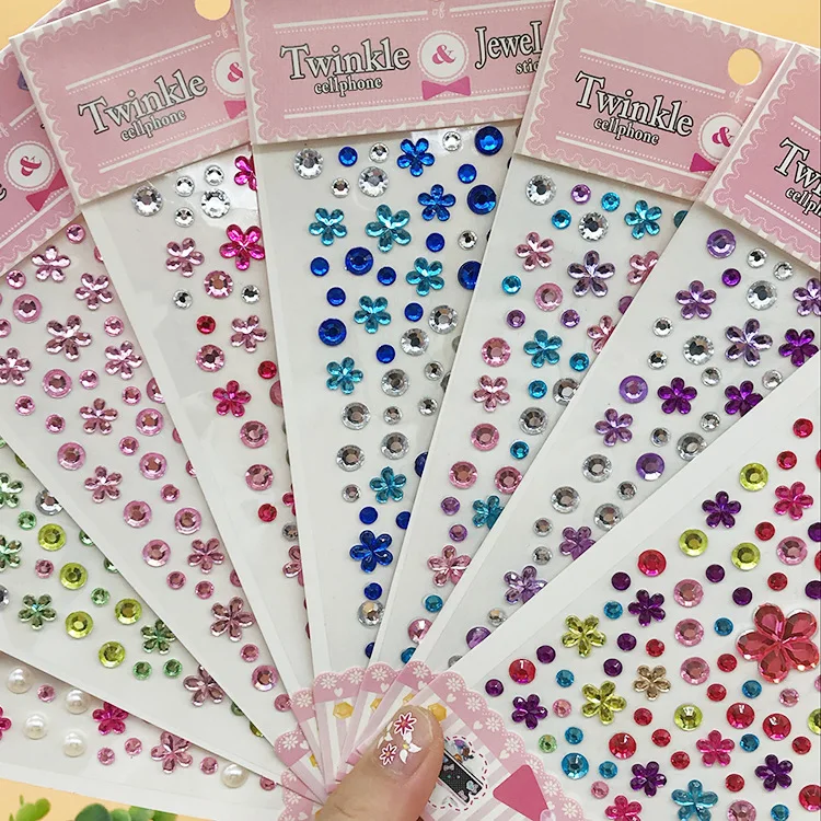 子供のためのアクリルクリスタルとダイヤモンドの絵,フェイスジ - Beauty Gems Makeup のレビューと価格