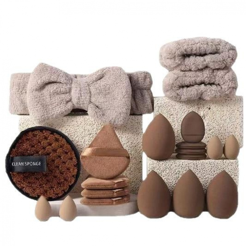 40個入り美容メイクツールコンボセット洗顔メイクパフフルセッ - Beauty Makeup Store のレビューと価格