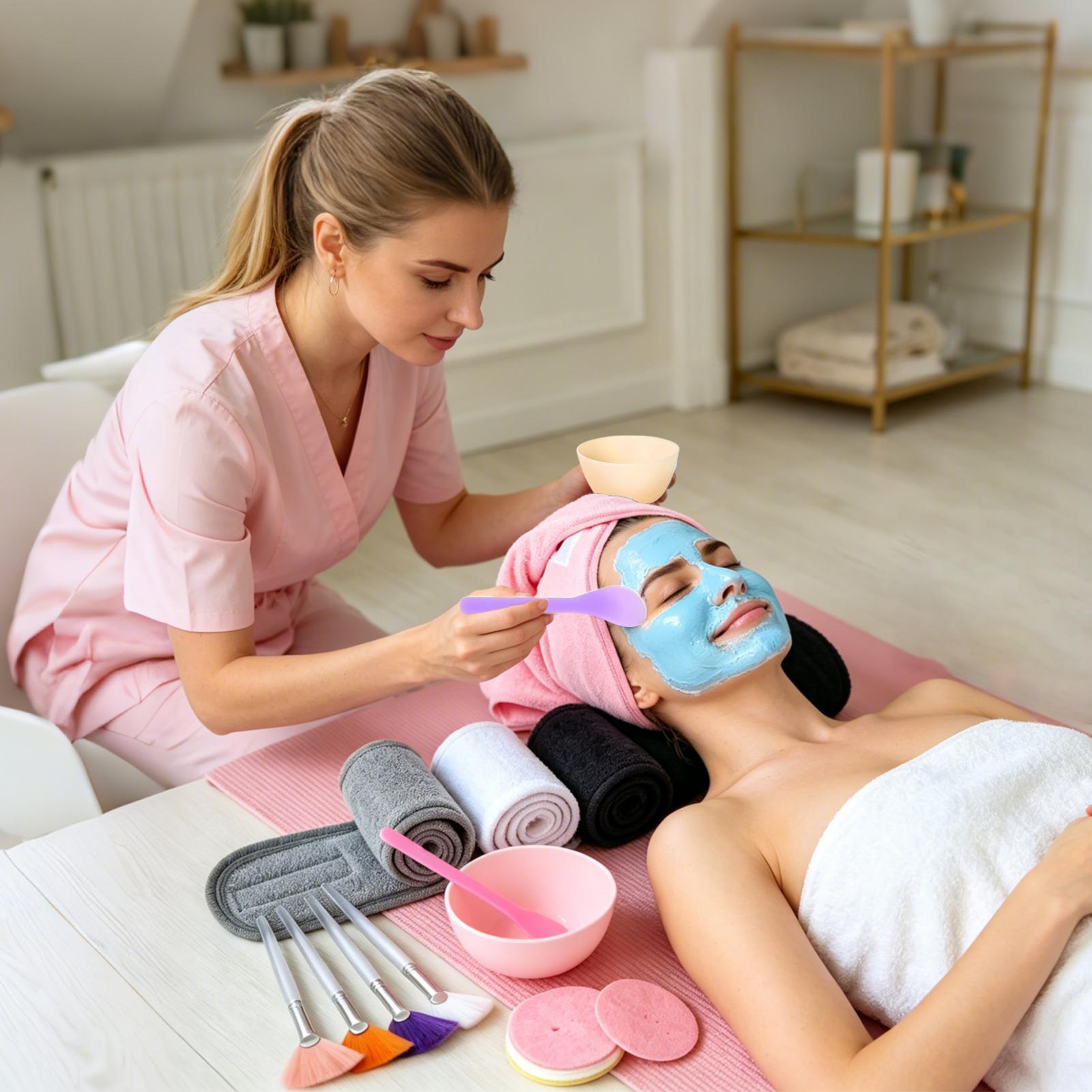 フェイスカバースパチュラ37個入りシリコン製再利用可能ブラシ - Beauty Makeup Salon のレビューと価格