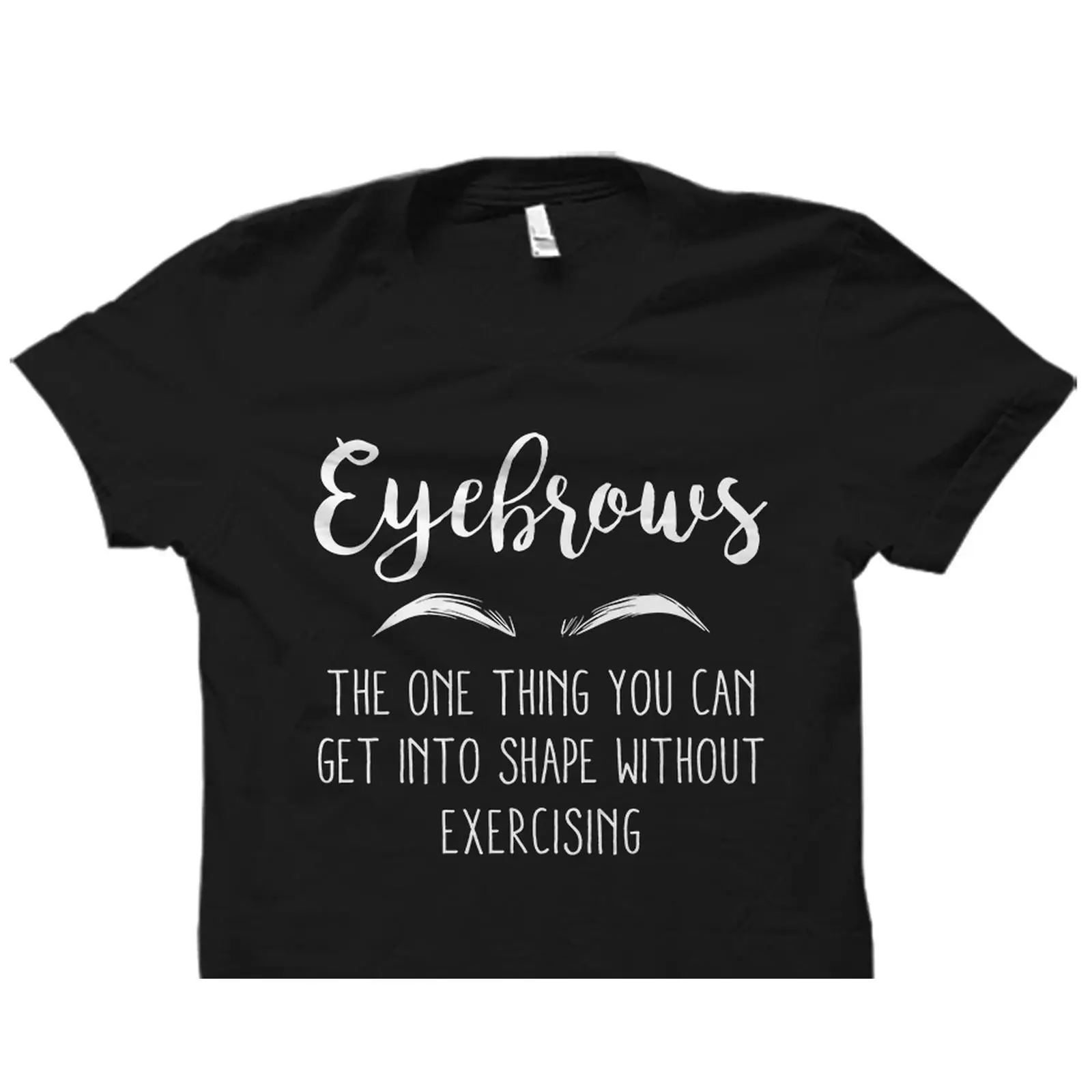 面白い眉毛の引用句Tシャツ メイクアップアーティスト 美容師 - Makeup Is Beauty Quotes のレビューと価格