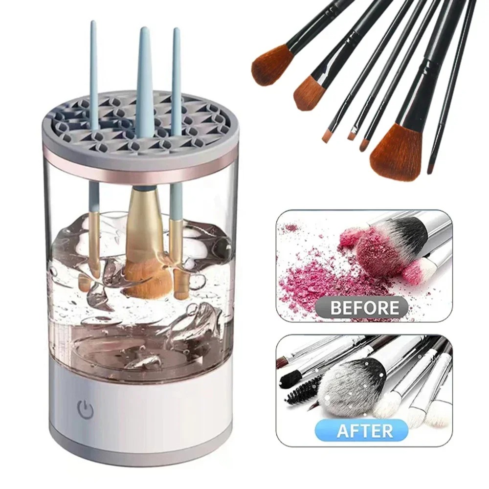 自動電動メイクブラシクリーナー USBプラグ式 化粧ブラシ洗 - Beauty Makeup Tips のレビューと価格