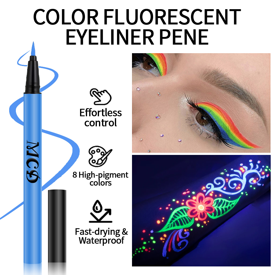 8色1個入りフェイスボディペイント、1個入りUVライトネオン - Beauty Makeup Pictures のレビューと価格