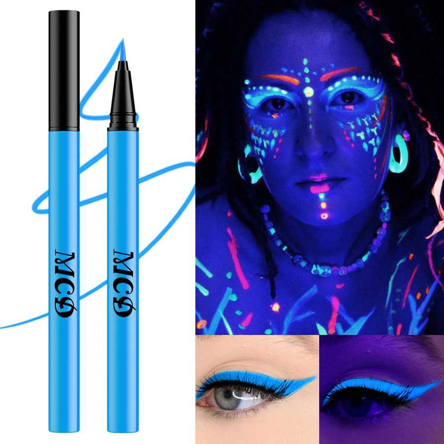 8色1個入りフェイスボディペイント、1個入りUVライトネオン - Beauty Makeup Pictures のレビューと価格