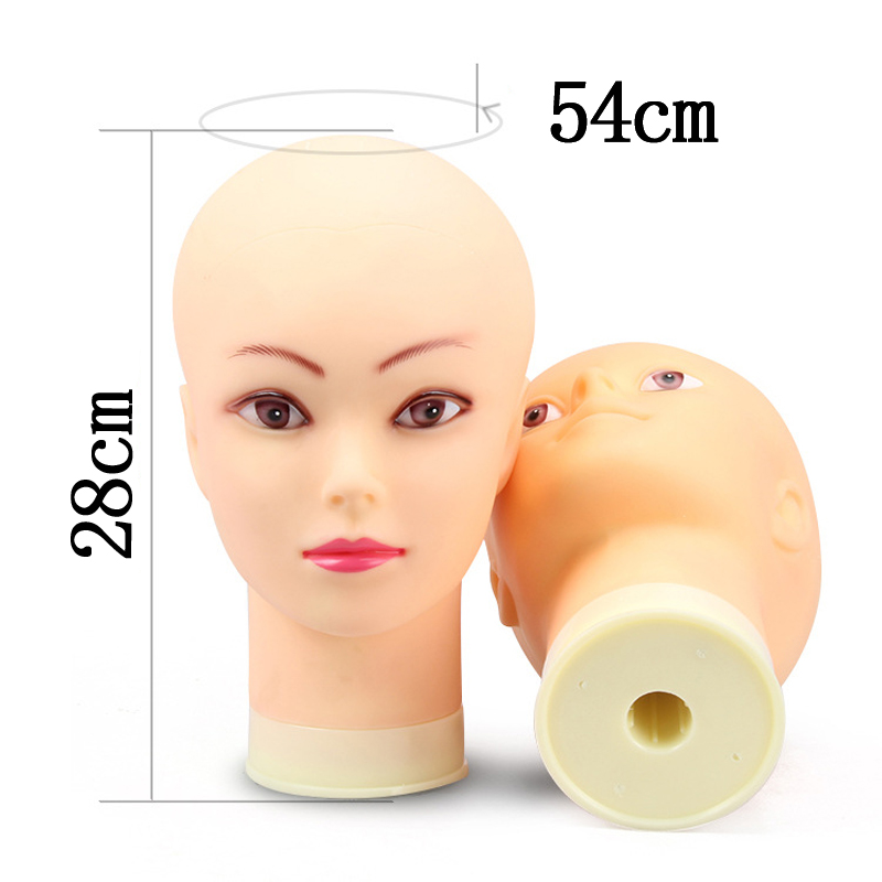 ソフトな薄毛ウィッグ練習用マネキンヘッド美容トレーニングメイ - Beauty Makeup Store のレビューと価格