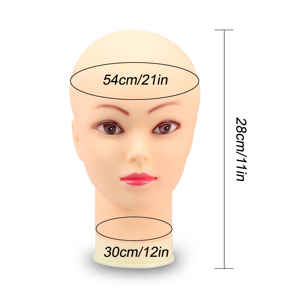 ソフトな薄毛ウィッグ練習用マネキンヘッド美容トレーニングメイ - Beauty Makeup Store のレビューと価格