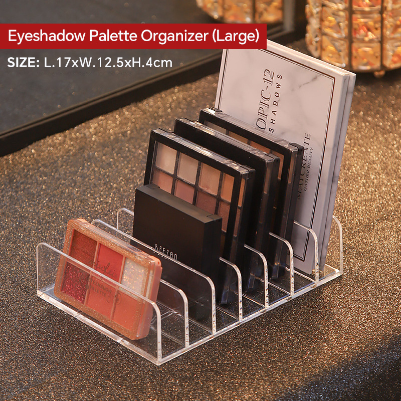 7 グリッドアクリルテーブル化粧品棚デスクトップ引き出しパー - Beauty Makeup Case のレビューと価格